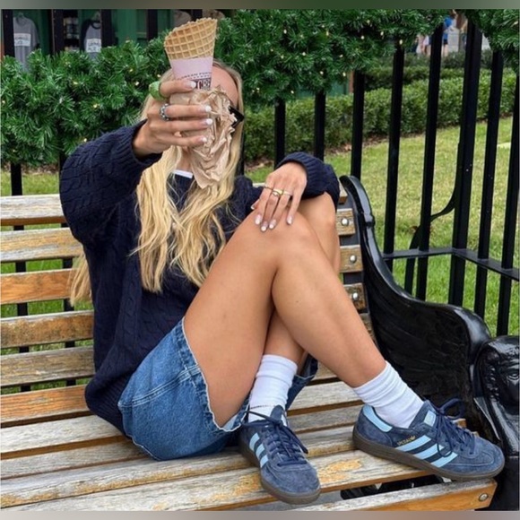 Adidas Handball Spezial Navy/Blue Shoes - Picture 8 of 12